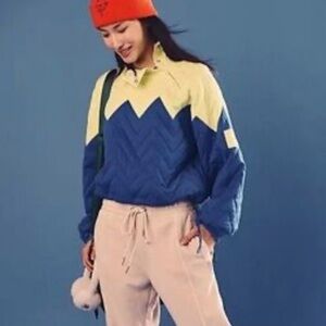 FP Movement Zig Zag Pullover Small NWOT